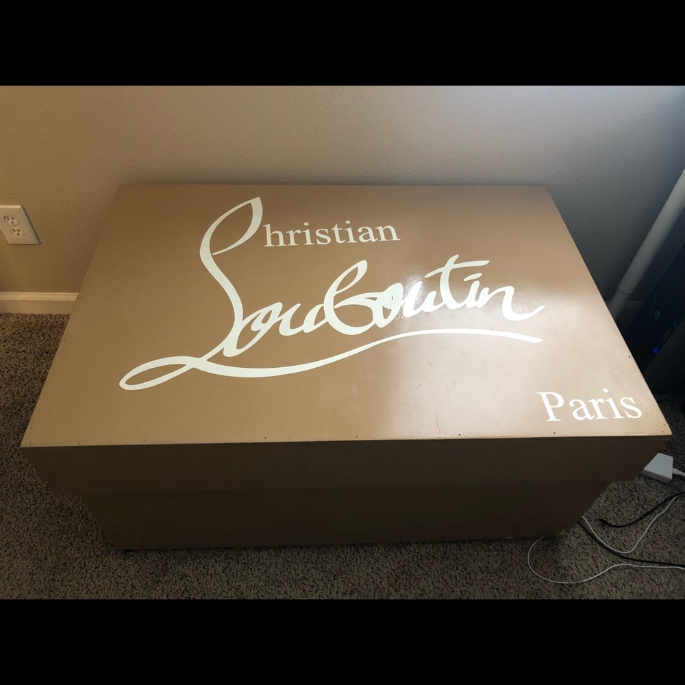 Giant Christian Louboutin Shoe Box (Shoe Storage)